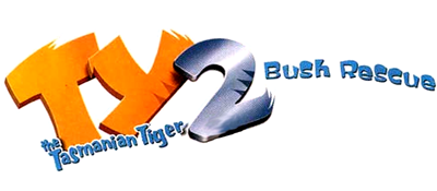 Ty the Tasmanian Tiger 2 Bush Rescue title screen for Playstation 2